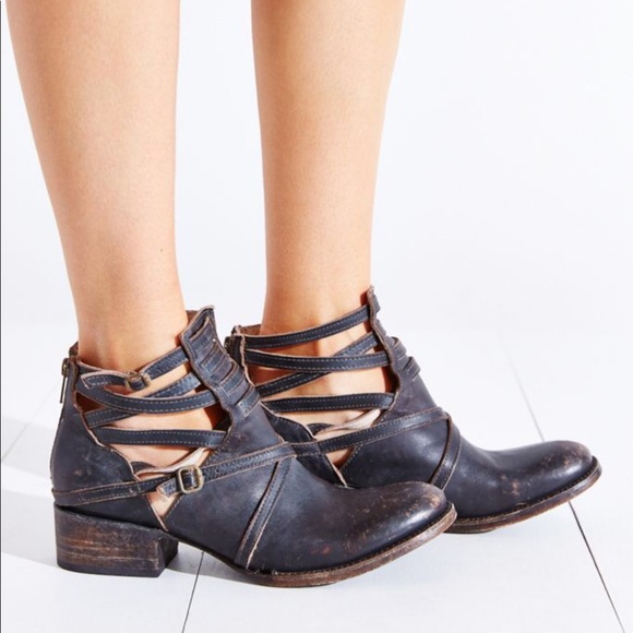 Freebird by Steven Leather Stair Ankle Boots 7